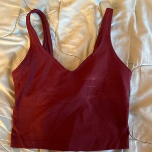 Lululemon Align Tank maroon